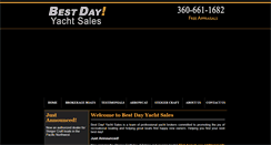 Desktop Screenshot of bestdayyachts.com